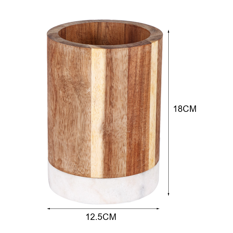 Large Wood Utensil Holder Large Wood Utensil Holder