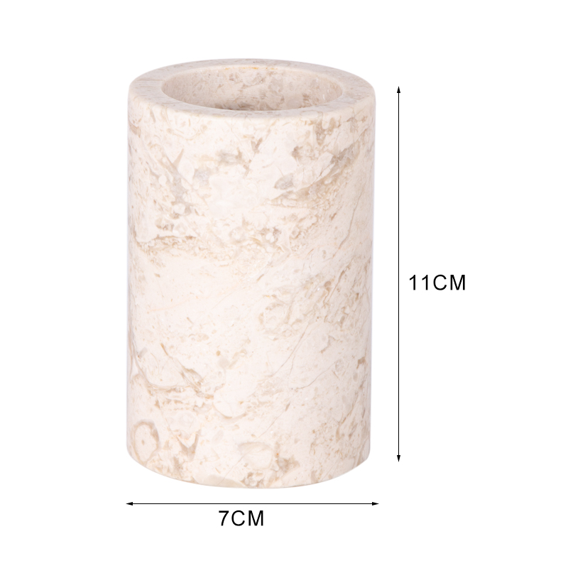 Grey Marble Utensil Holder Grey Marble Utensil Holder