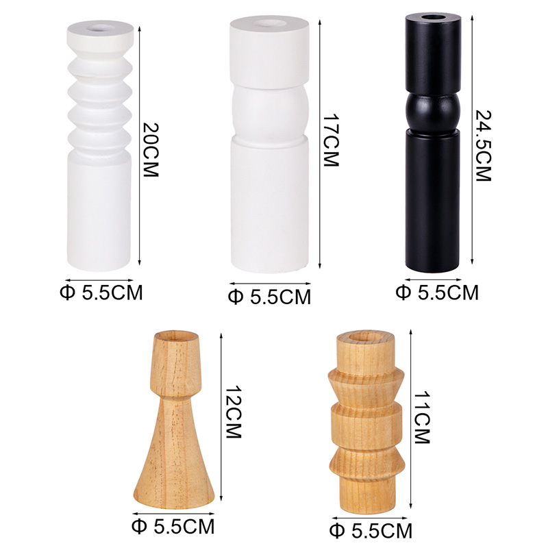 Wooden Taper Candle Holder Wooden Taper Candle Holder