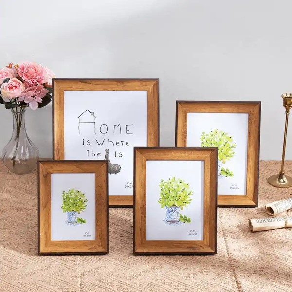 Wood Block Photo Stand Wood Block Photo Stand