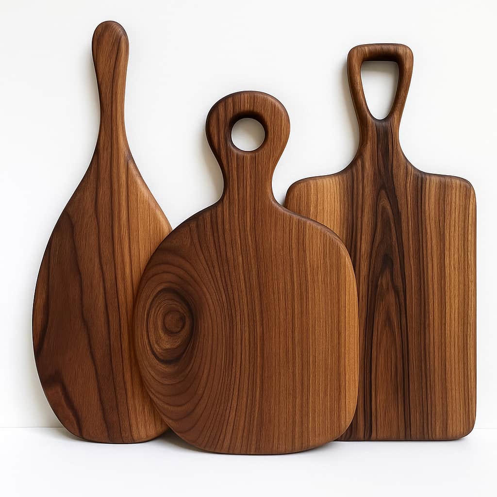 Wooden Serving Tray Set