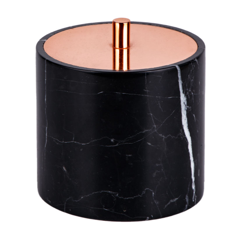Carrara White Marble Jar