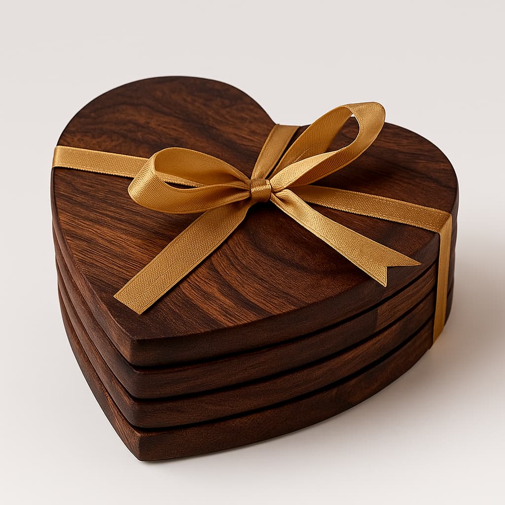Handmade Wooden Mug Coaster