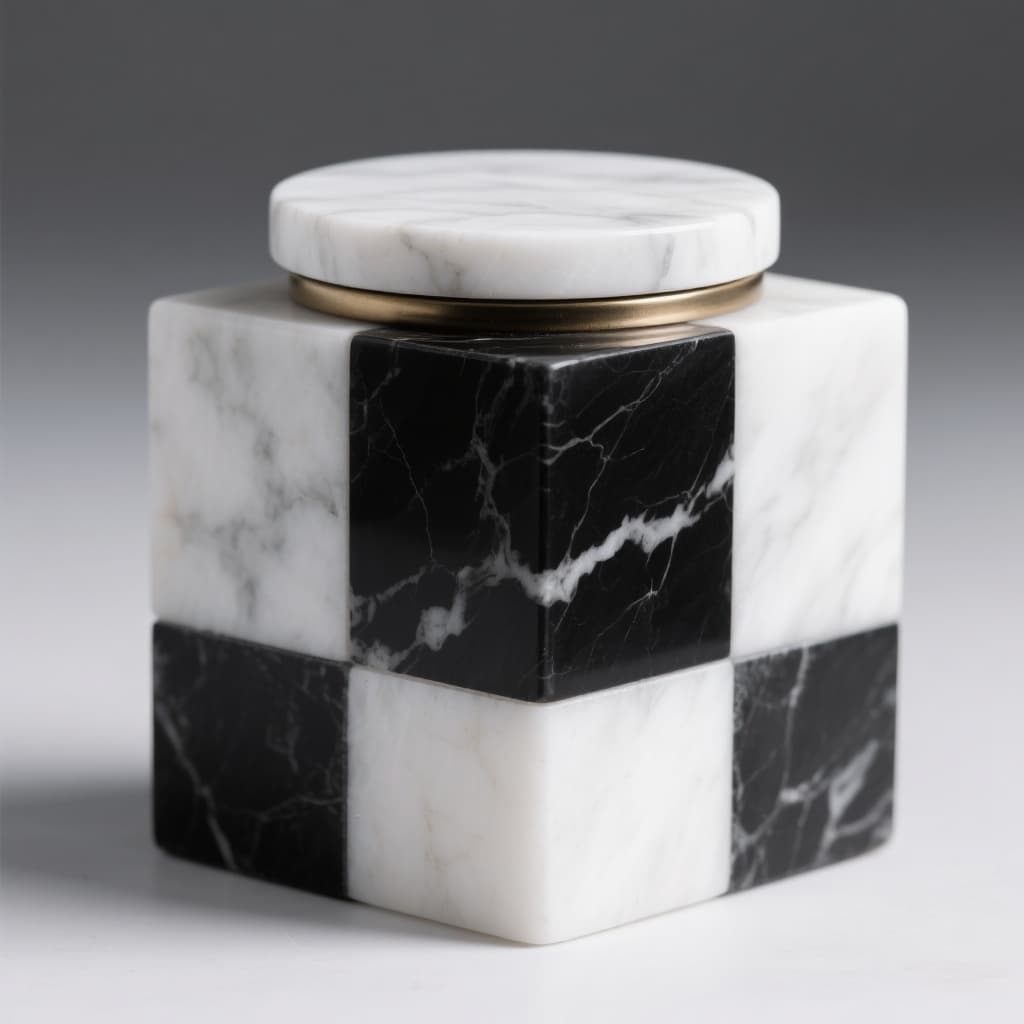 Small Marble Spice Jar