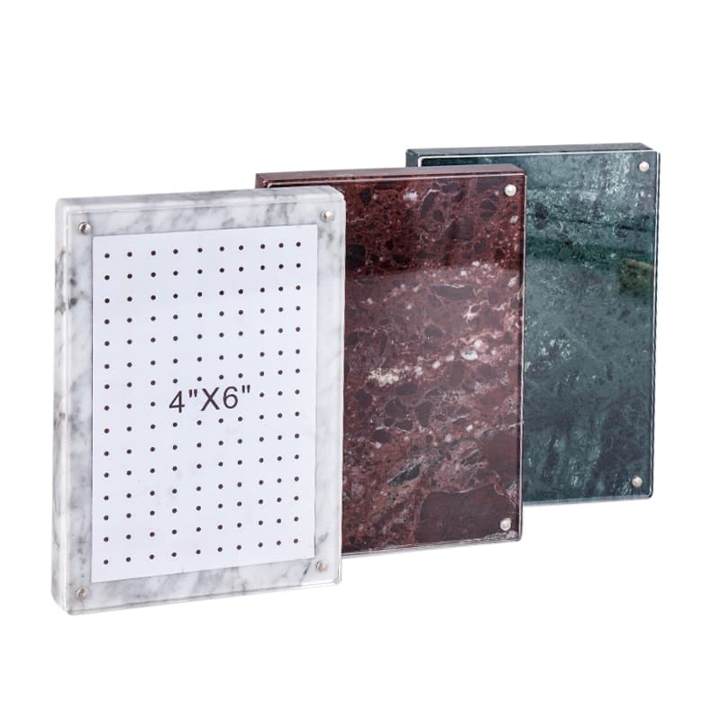 White Marble Photo Frame