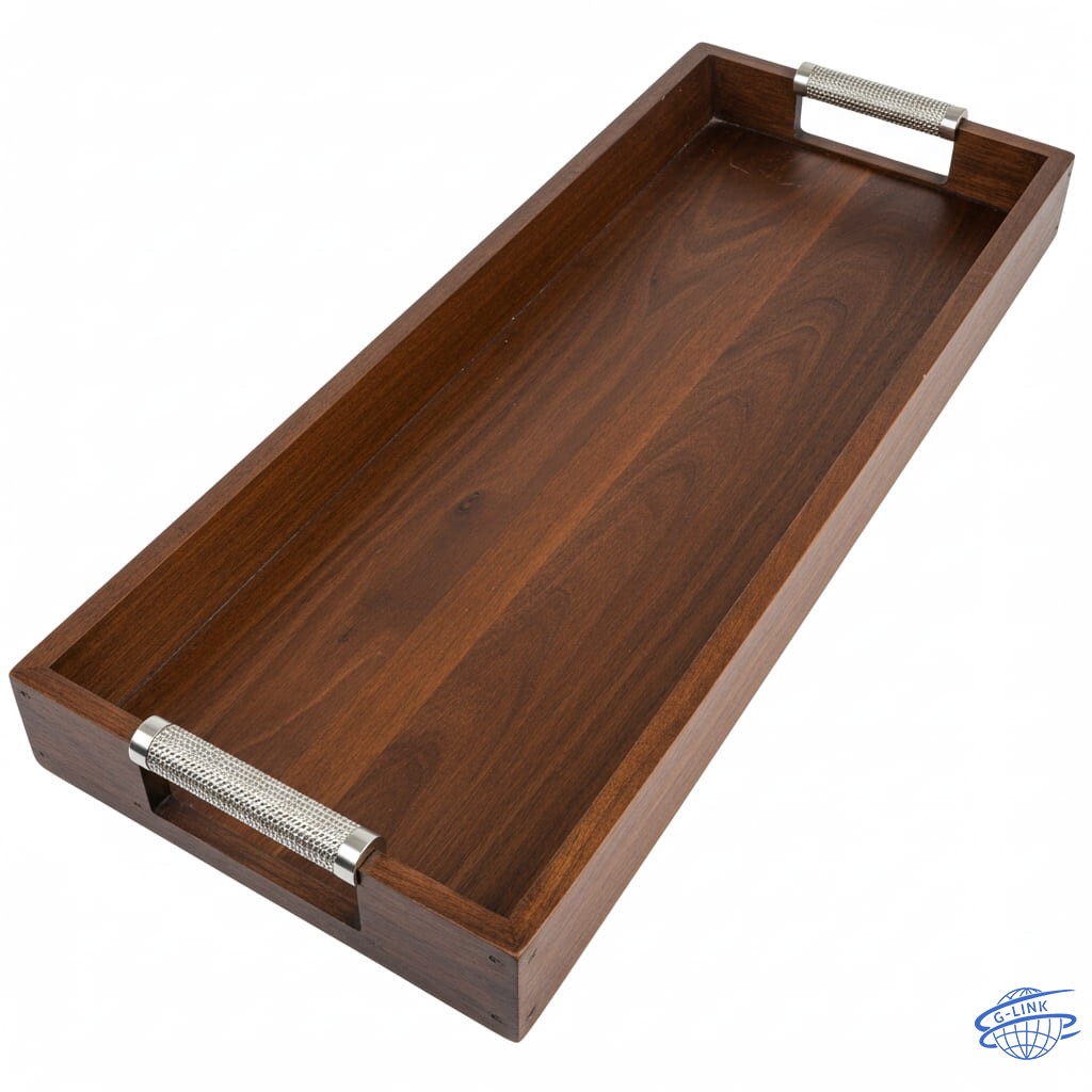 Black Walnut Wooden Tray: A Perfect Blend of Natural Charm and Practicality